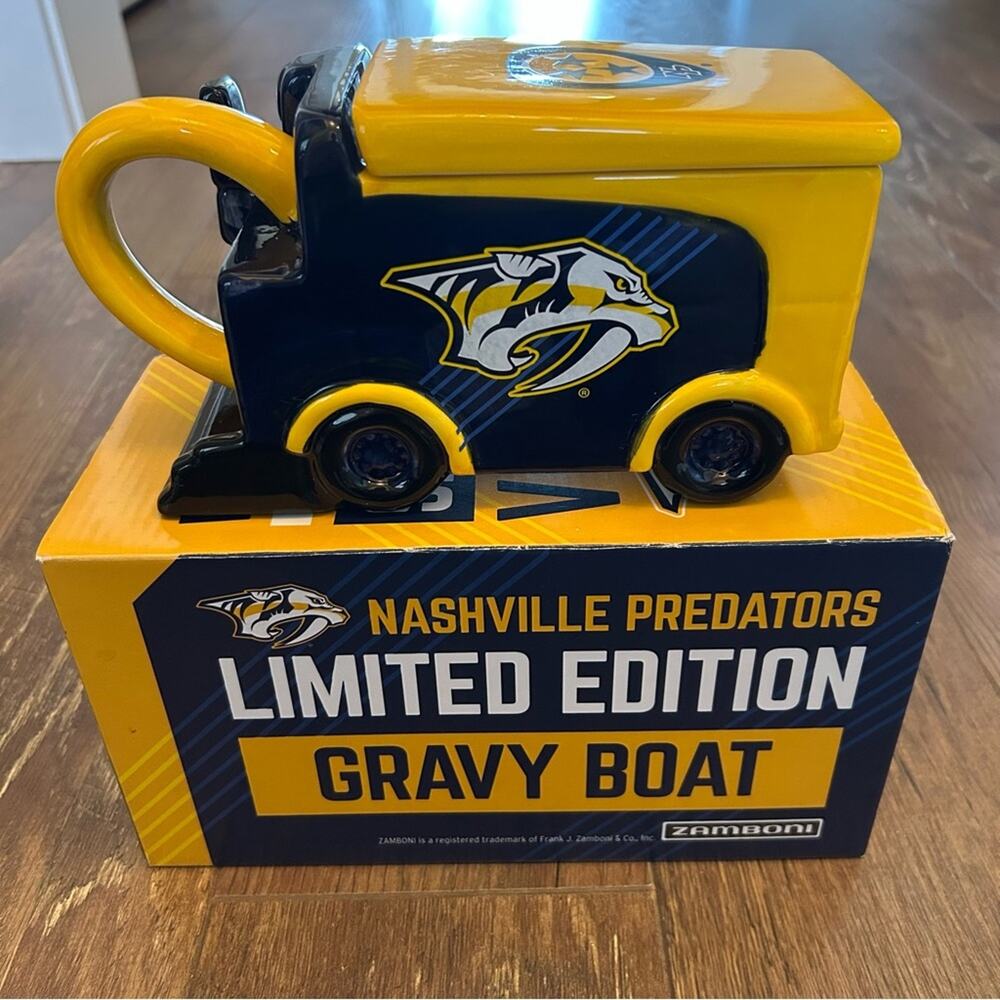 Nashville Predators Limited Edition Gravy Boat Zamboni